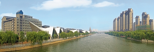 濟(jì)南市小清河板橋飛鷂景觀(guān)工程