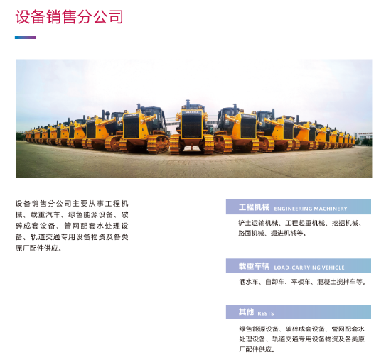 設(shè)備銷售分公司